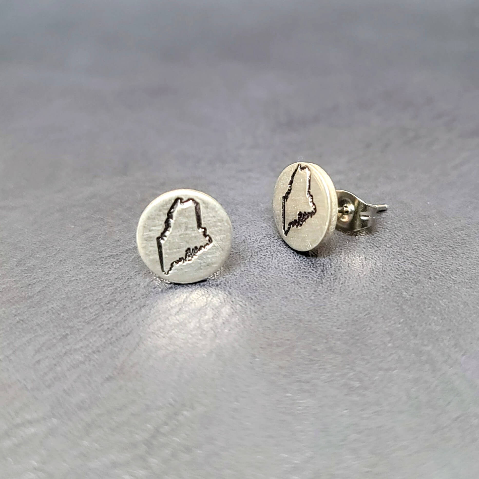 Maine State Post Earrings