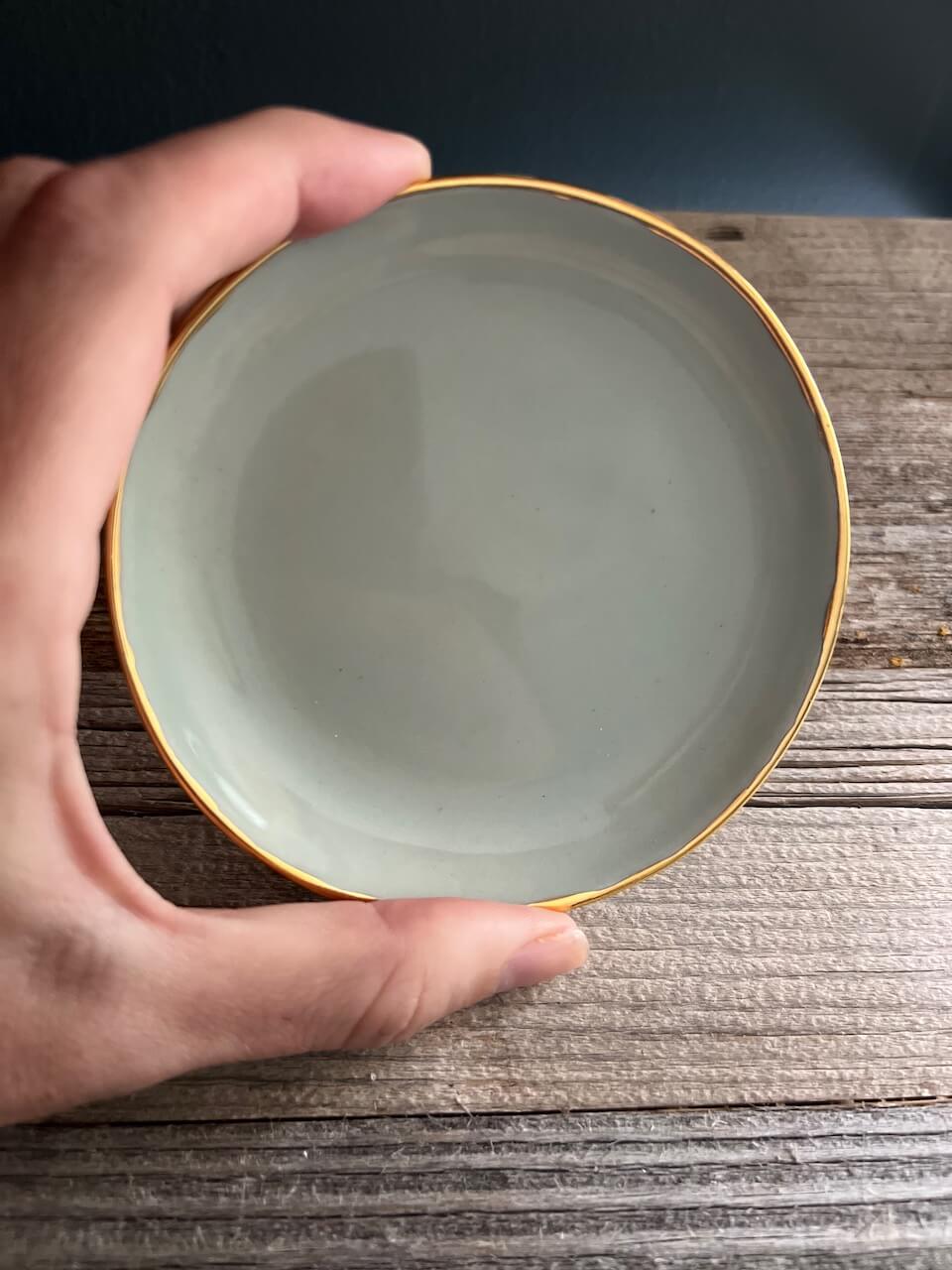 Jewelry Dish in Mint Boheme Wild