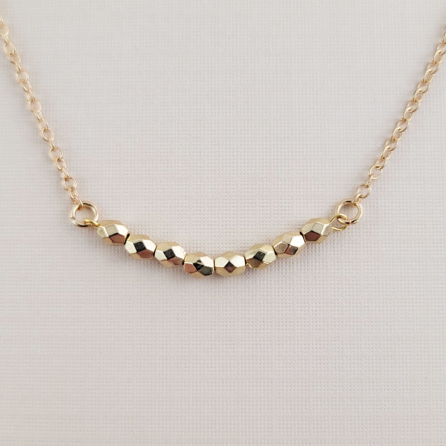 Nugget Necklace in Gold