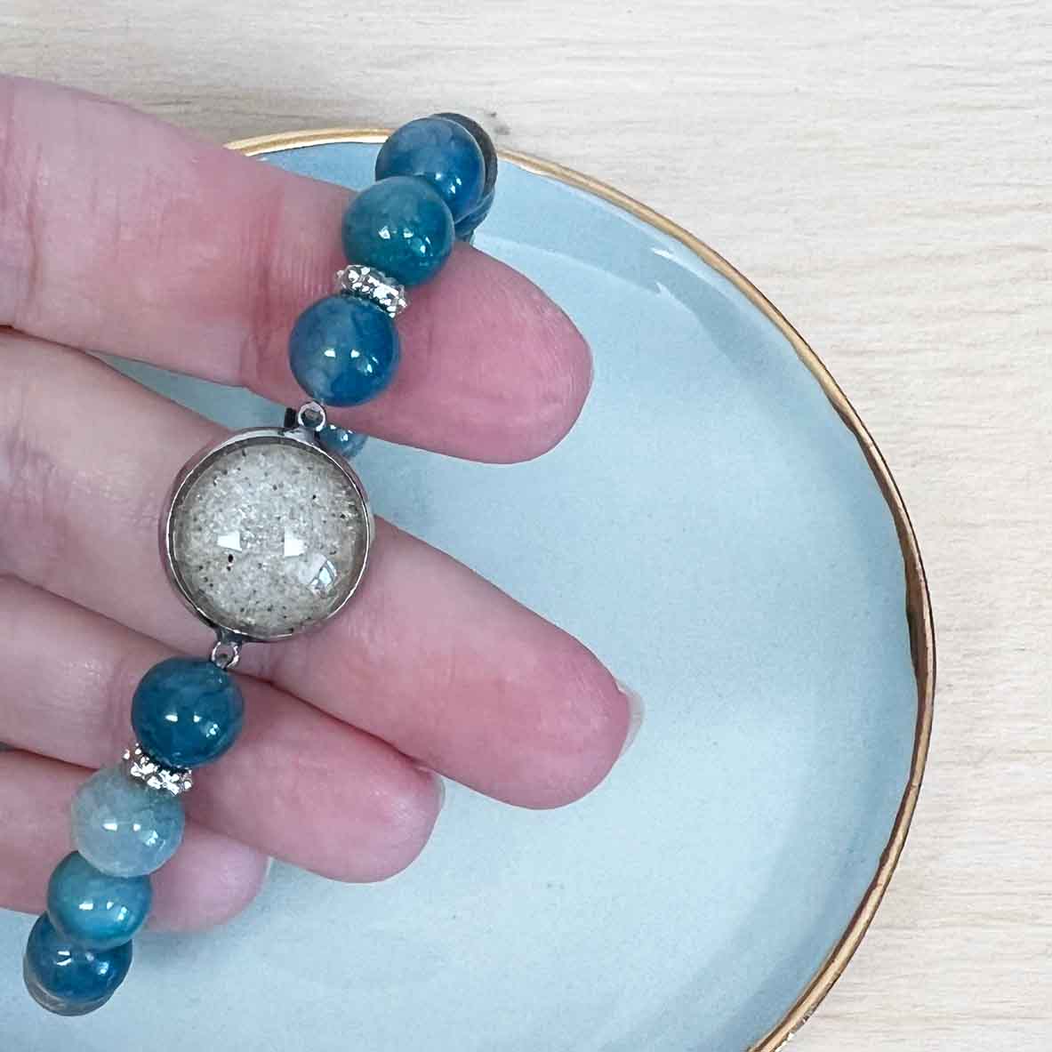 Apatite Sand Bracelet
