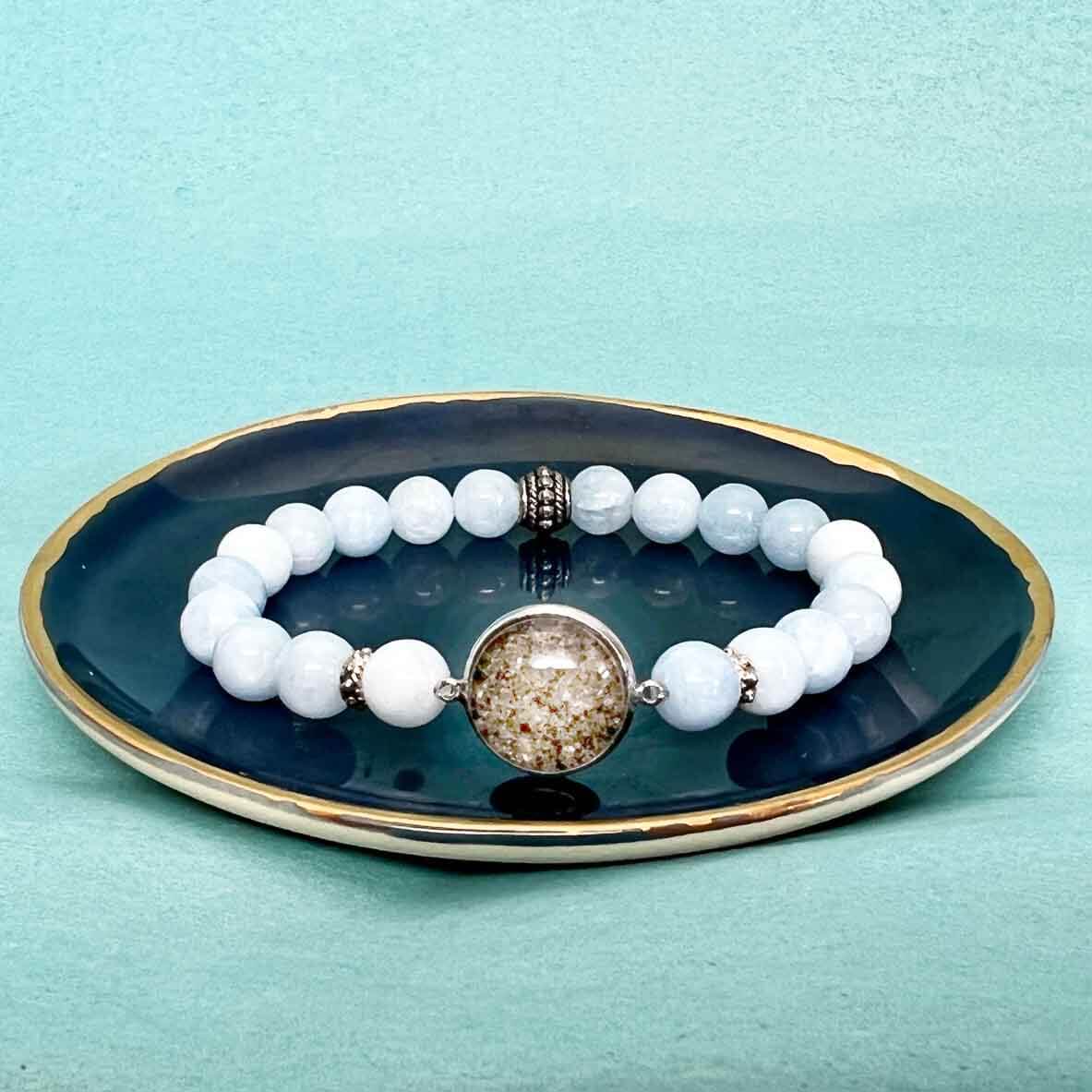 Aquamarine Sand Bracelet