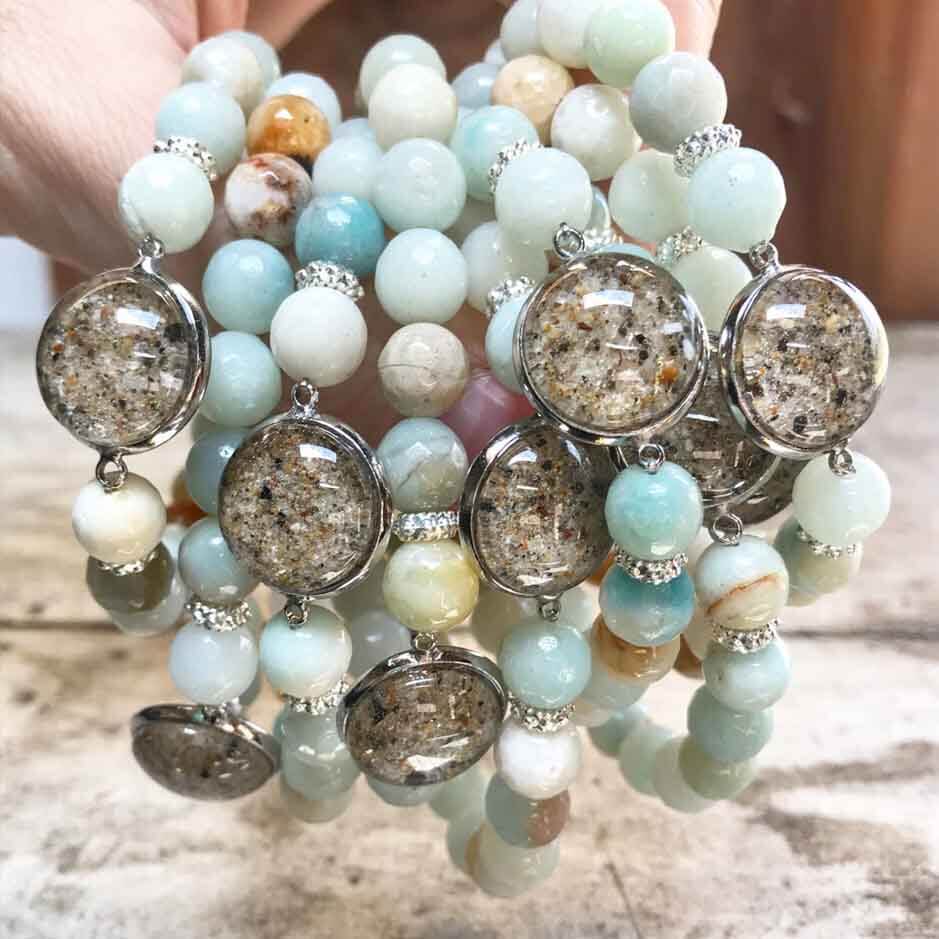 Multi Amazonite Sand Bracelet
