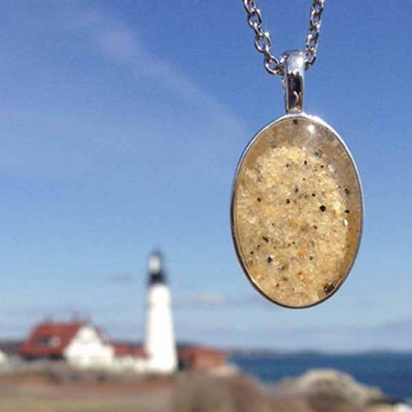 Oval Sand Necklace