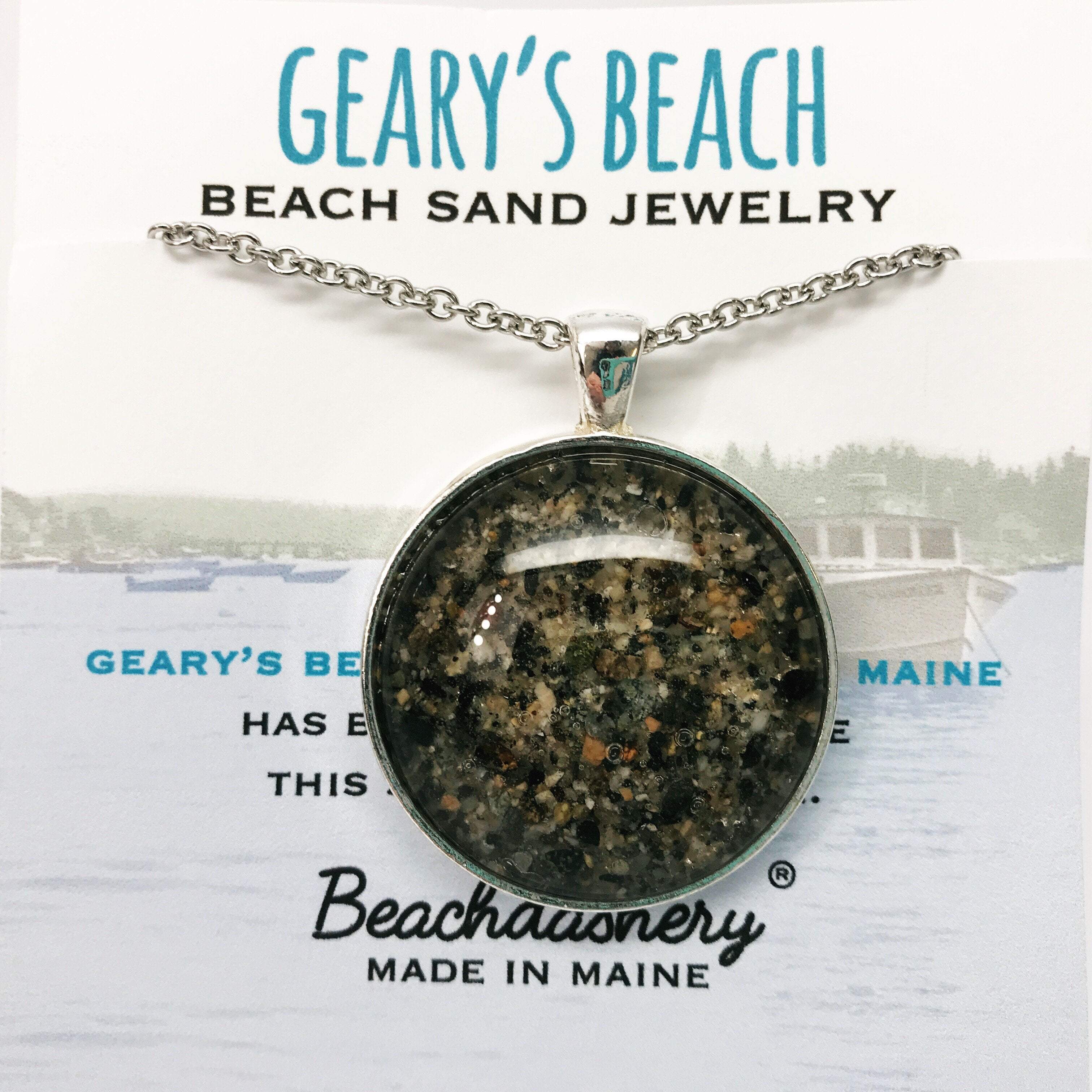 Geary's Beach Maine Sand Jewelry Beachdashery
