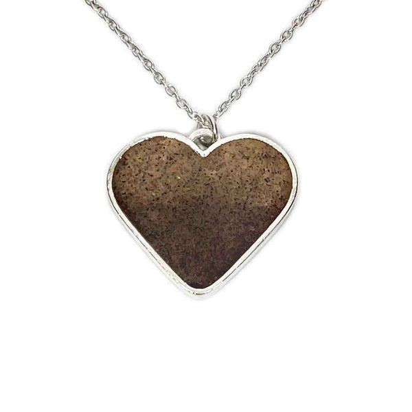Large Heart Sand Necklace