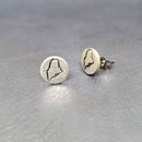 Maine State Post Earrings