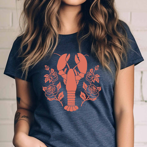 Lobster Rose Jersey Tee