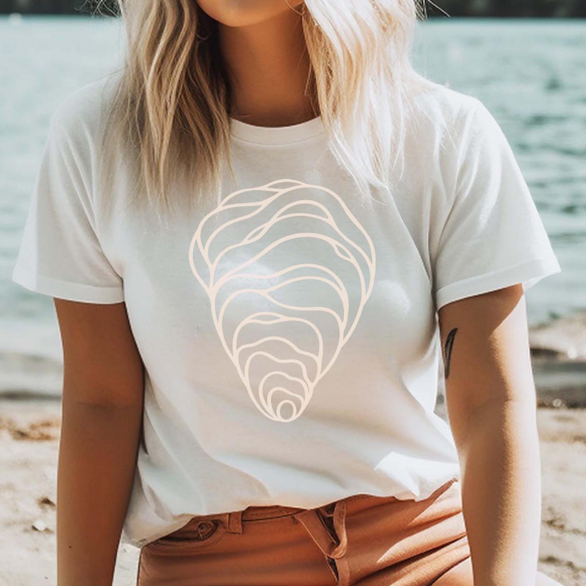 Oyster Shell Jersey Tee
