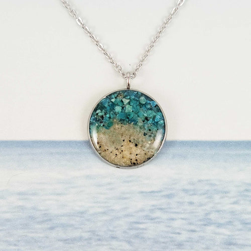Chrysocolla Medium Round Necklace