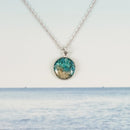 Chrysocolla Small Round Necklace