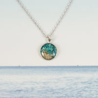 Chrysocolla Small Round Necklace