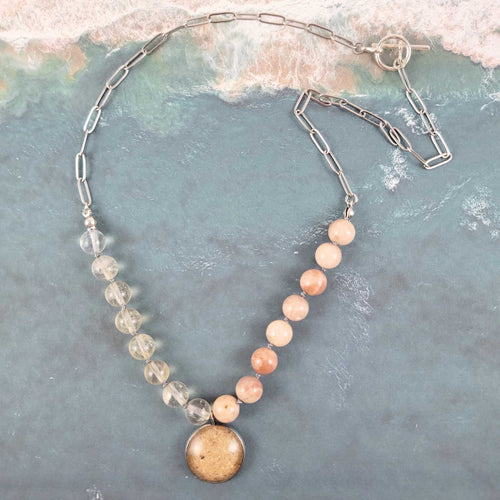Citrine Sunstone Necklace