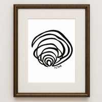 Clam Shell Art Print