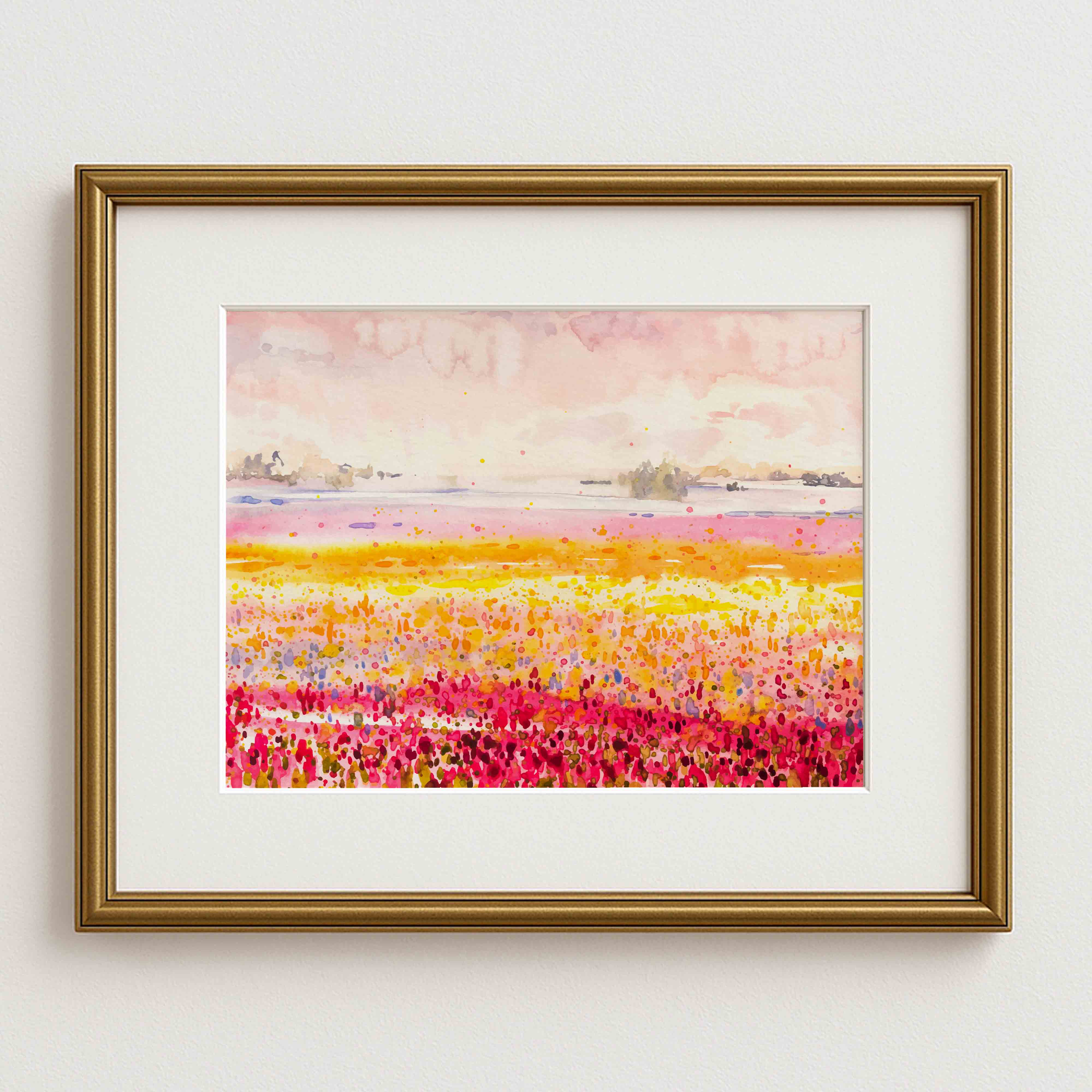 Flower Field Art Print