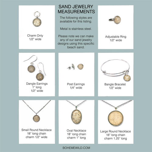 Laguna Beach Sand Jewelry