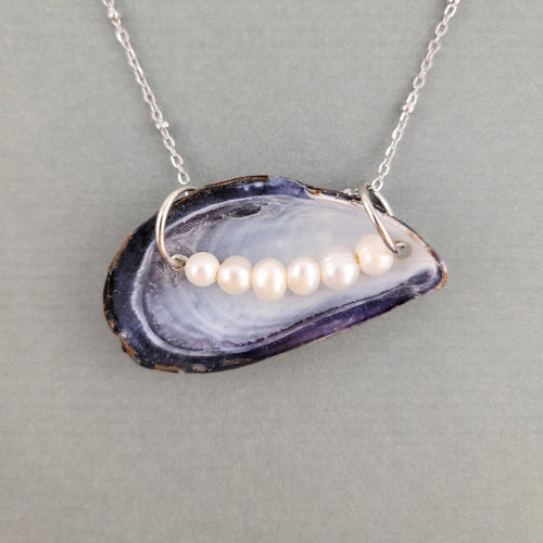 Mussel Freshwater Pearl Necklace