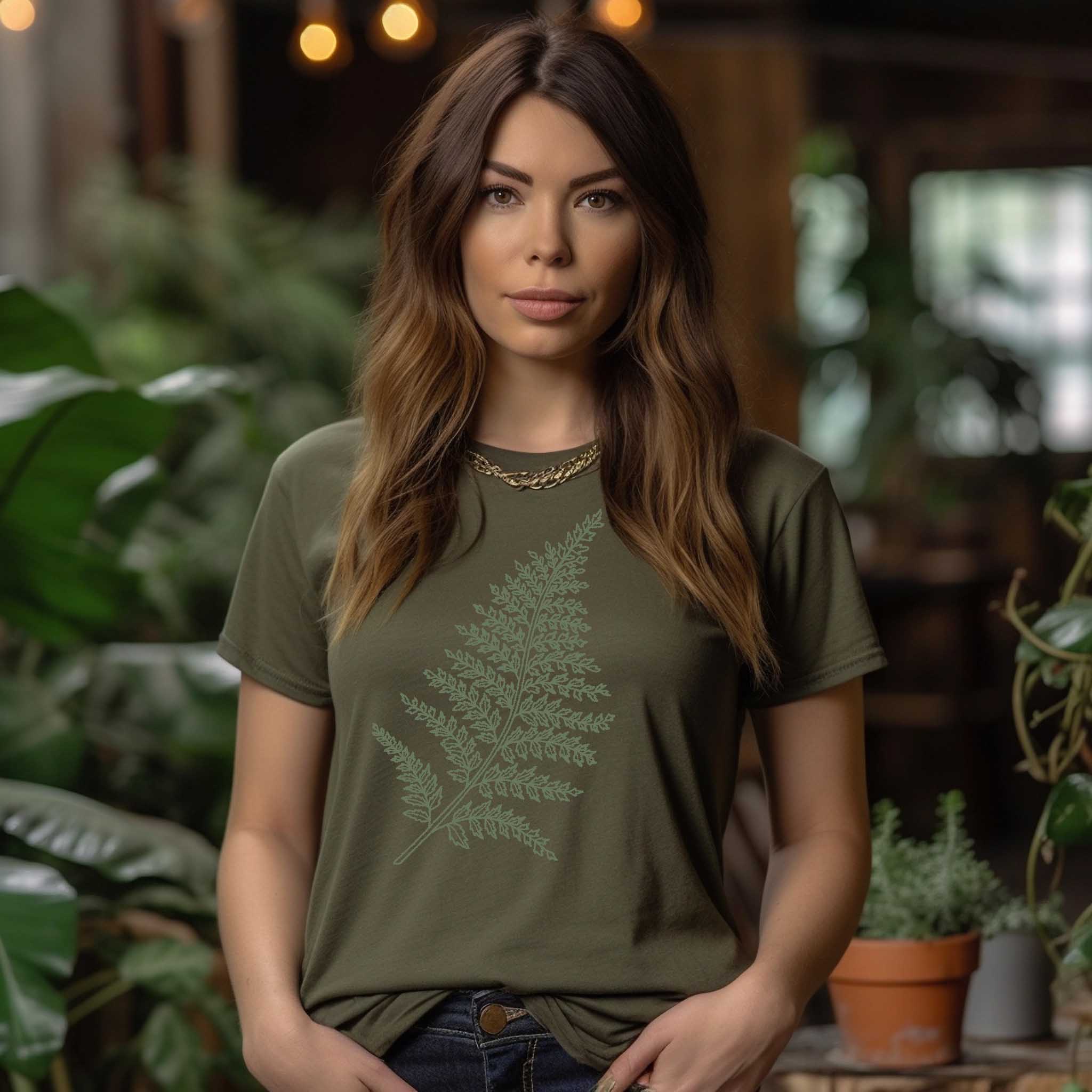 Fern Leaf Jersey Tee