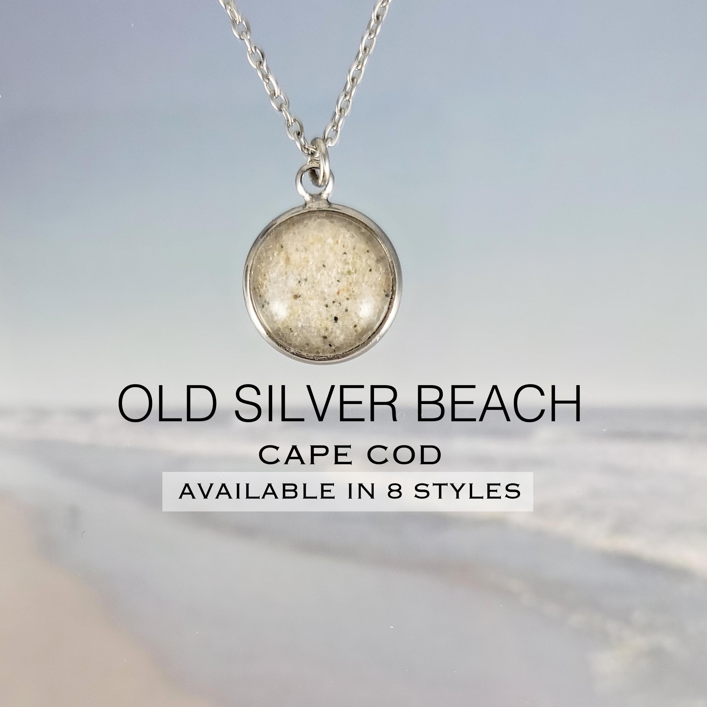 Old Silver Beach Sand Jewelry