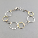 Mixed Metal Link Bracelet