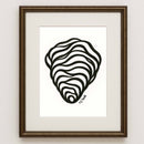 Oyster Shell Art Print
