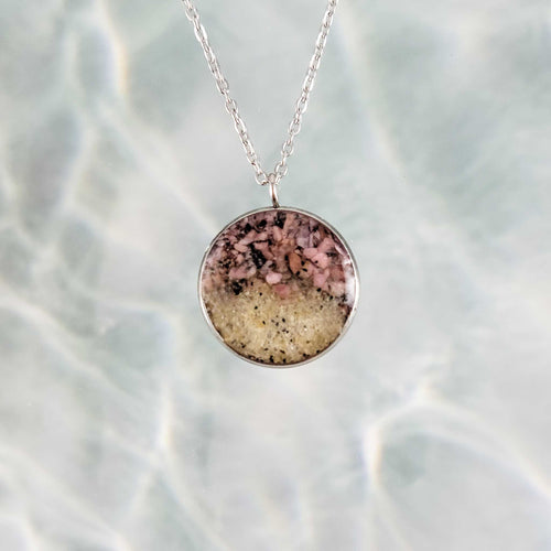 Rhondonite Medium Round Necklace