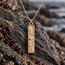 Bar Beach Necklace Gold