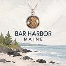 Bar Harbor Maine Jewelry made with real beach sand