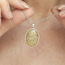 Beach Necklace Sand Oval