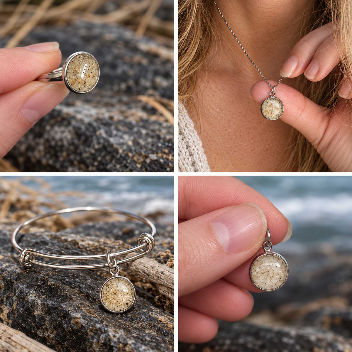 beach sand jewelry