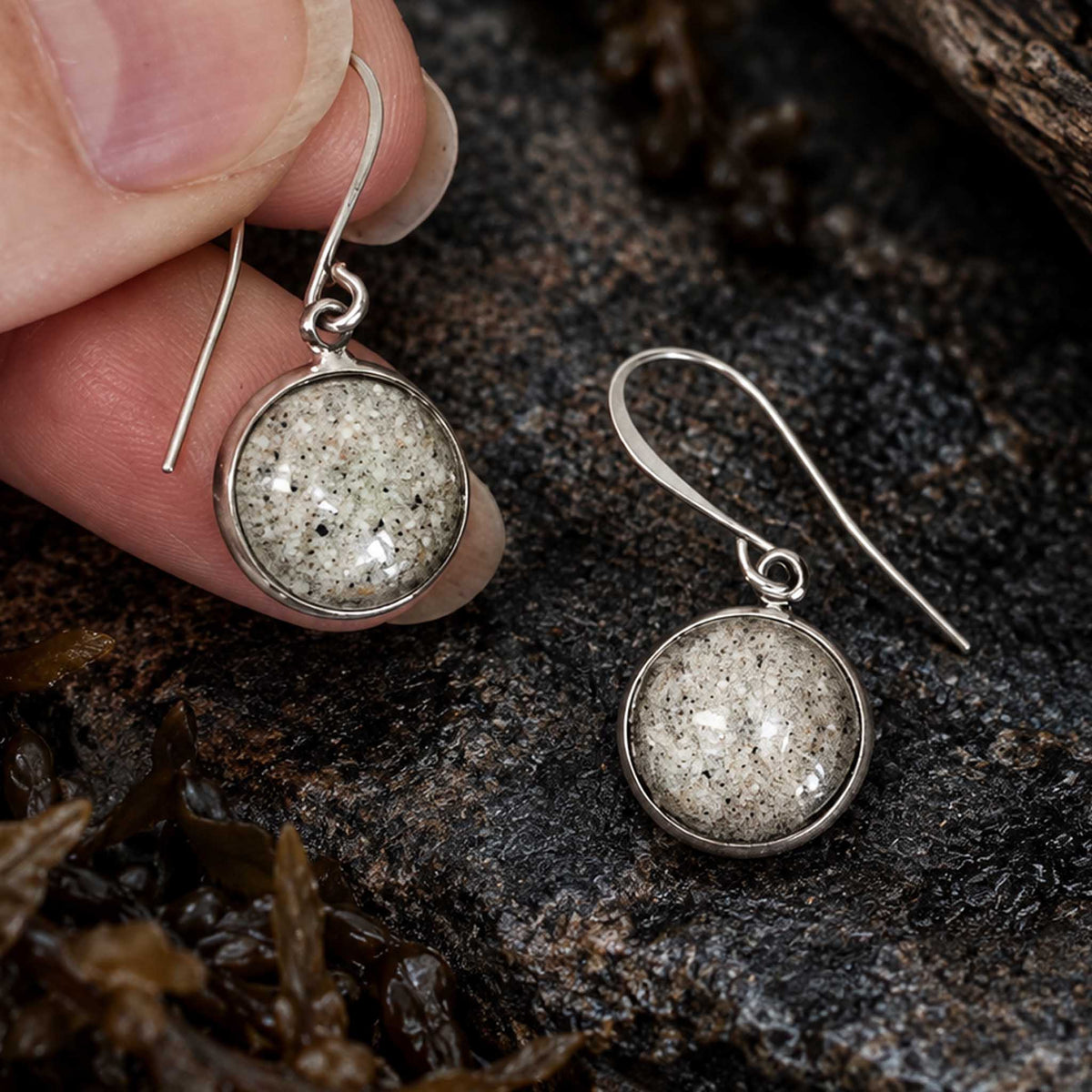 Dangle Beach Earrings | Silver