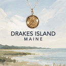 Drakes Island Maine Jewelry made with real beach sand