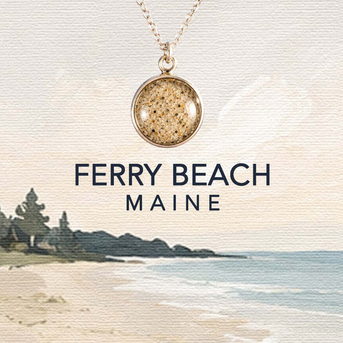 Ferry Beach Maine Jeewlry made with real beach sand