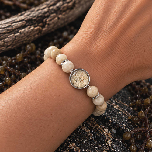 Gemstone Beach Bracelet | Sea Salt