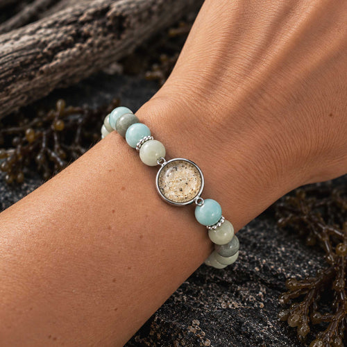 Gemstone Beach Bracelet | Seaglass