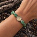 Gemstone Beach Bracelet | Seaweed