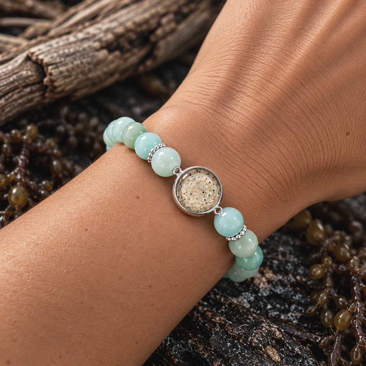 Gemstone Beach Bracelet | Surf Foam