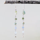 Waterfall Earrings in Green