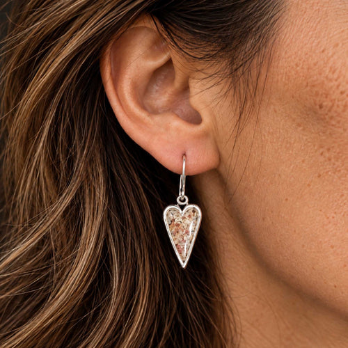 heart-beach-earrings-silver-sand