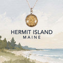 Hermit Island Maine Jewelry made with real beach sand