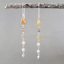 Waterfall Earrings in Amber