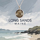 Long Sands Maine Jewelry made with real beach sand