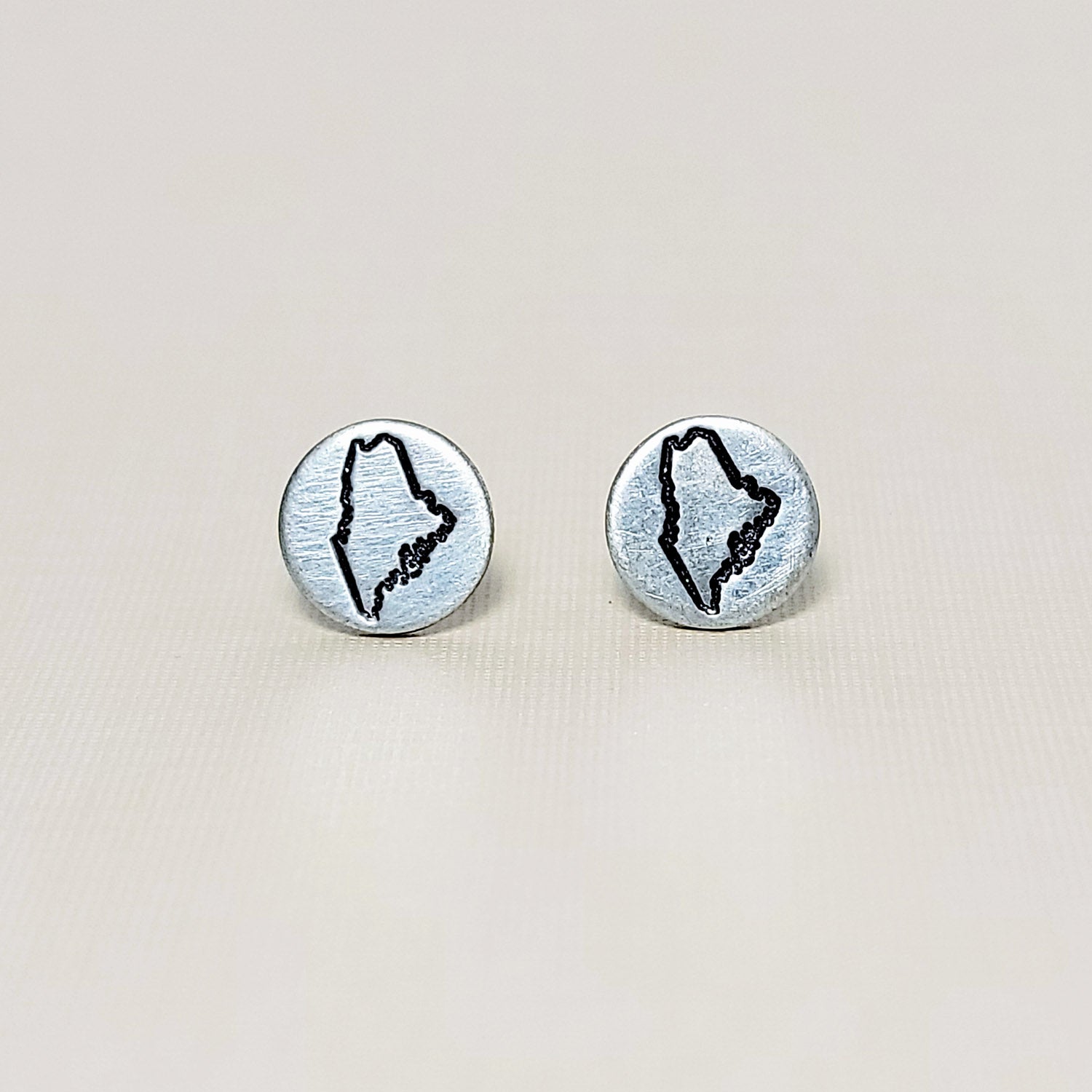 Maine State Post Earrings
