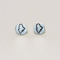 Maine State Post Earrings