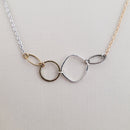 Mixed Metal Link Necklace
