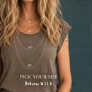Necklace Size Guide Boheme Wild