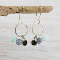 Ocean Tide Hoop Earrings