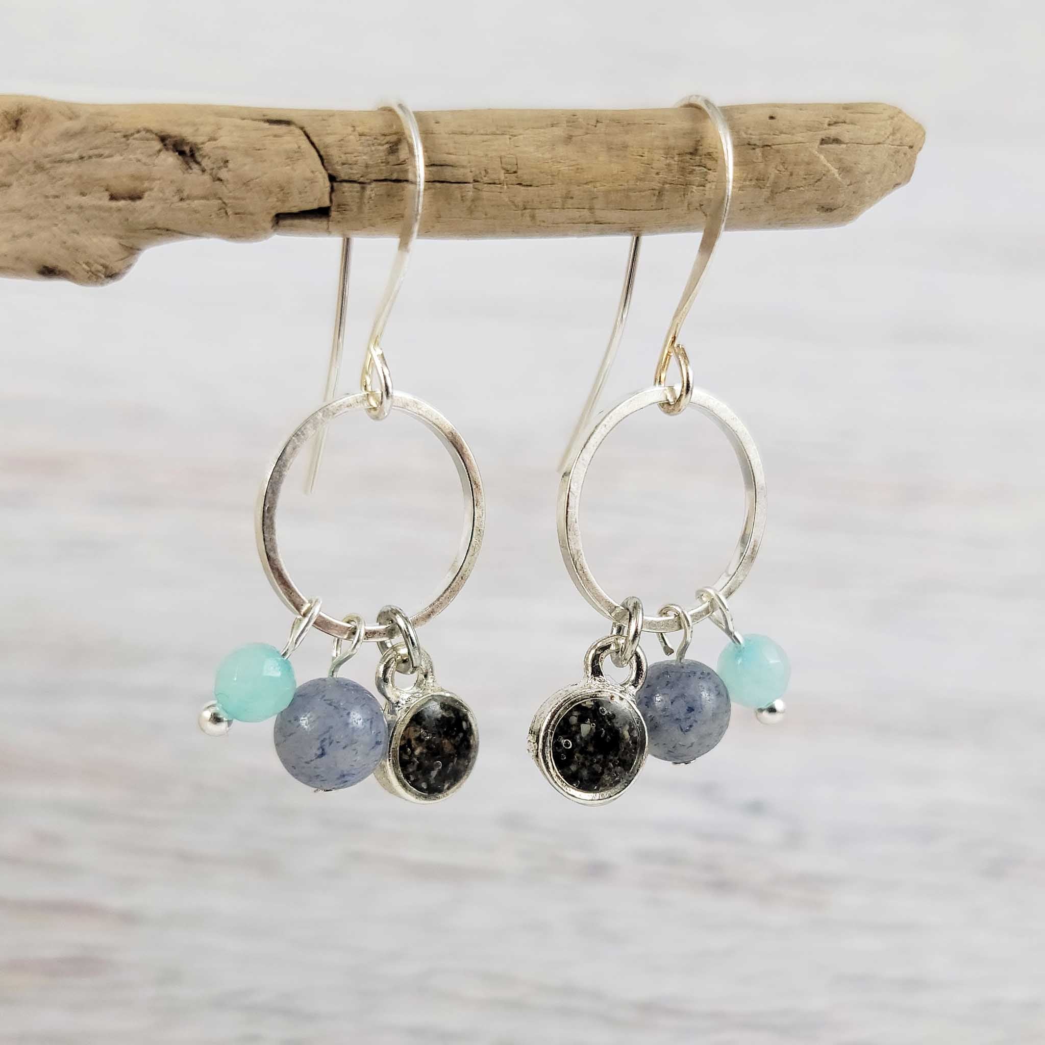 Ocean Tide Hoop Earrings