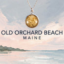Old Orchard Beach Maine Jewelry made with real beach sand