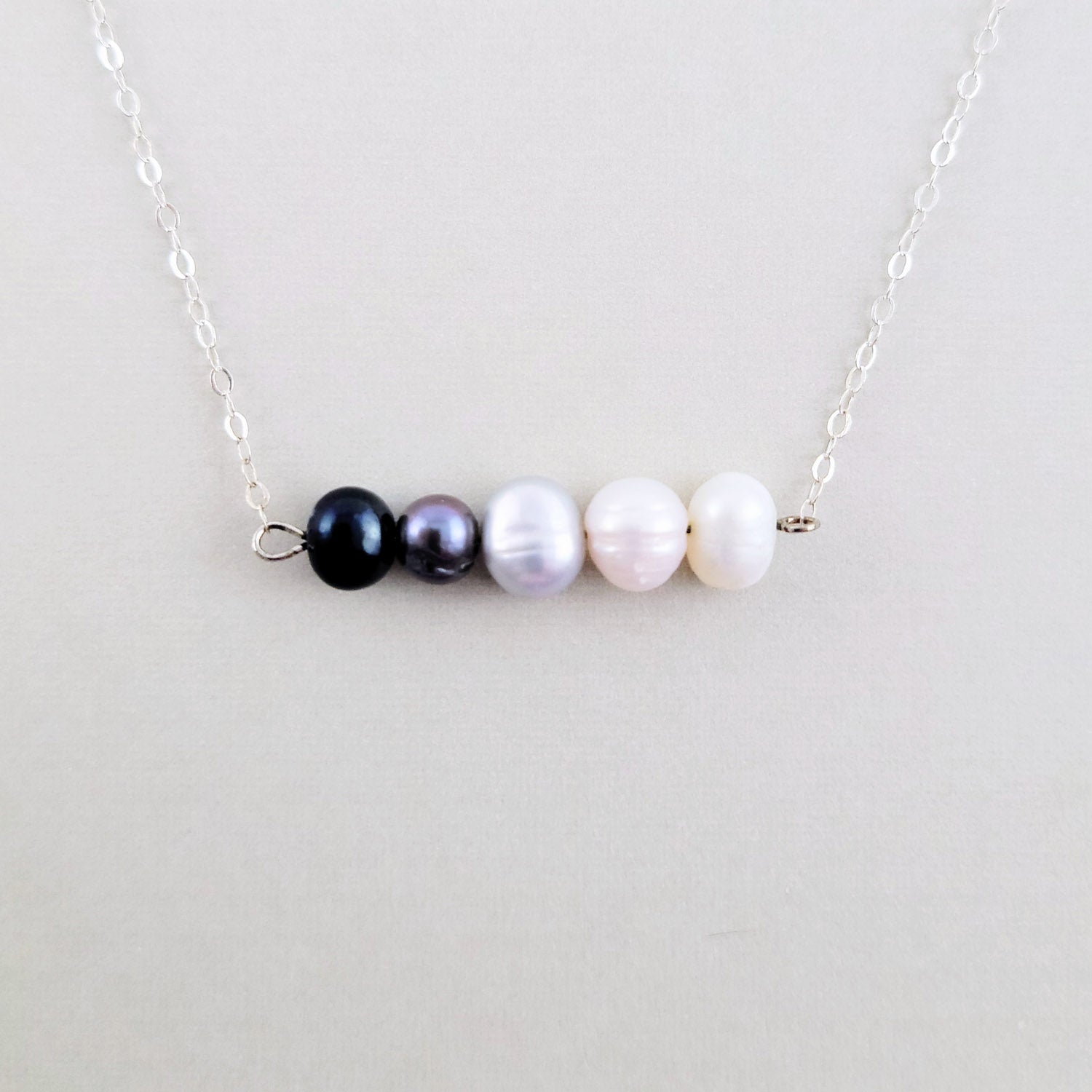 Freshwater Pearl Ombre Necklace