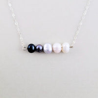 Freshwater Pearl Ombre Necklace